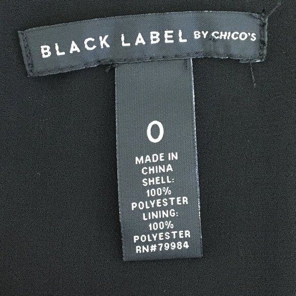 Chicos Women's Black and White Patterned Shift Dress Bundle of 3 Size 0 - Picture 5 of 12